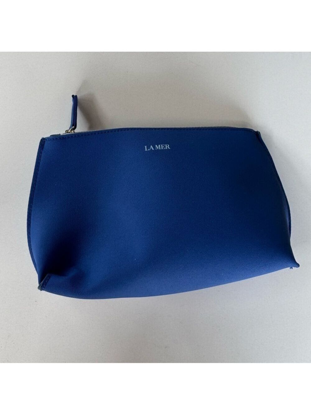 La Mer Blue Small Cosmetic Toiletry Bag